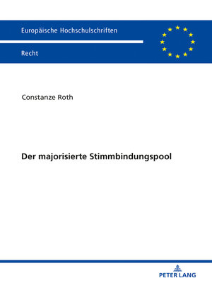 cover image of Der majorisierte Stimmbindungspool